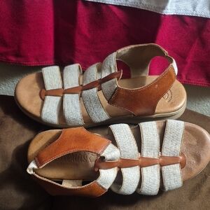 Valerias Women's  Tan and Cream Sandals